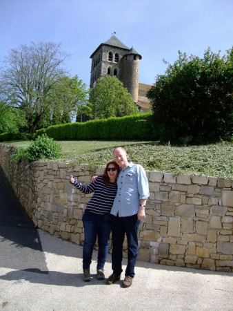 With Peter at Puy L' Eveque